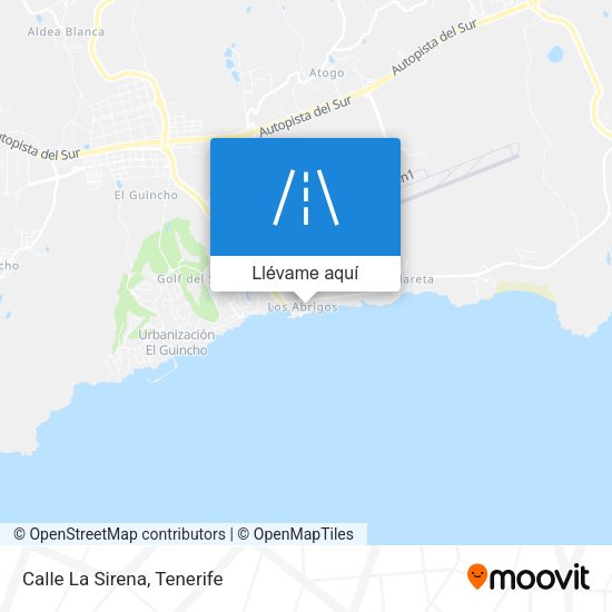 Mapa Calle La Sirena