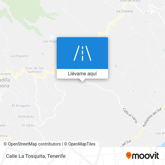 Mapa Calle La Tosquita