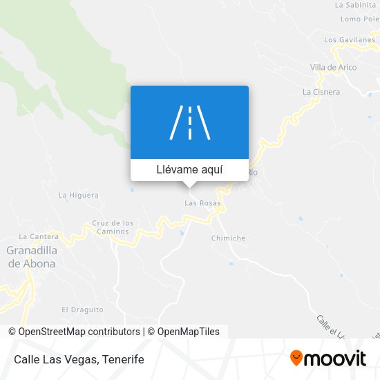 Mapa Calle Las Vegas