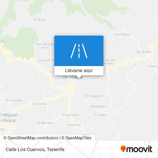 Mapa Calle Los Cuervos