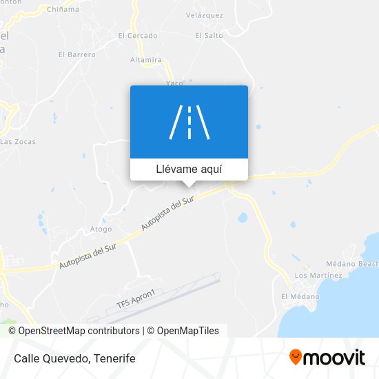 Mapa Calle Quevedo