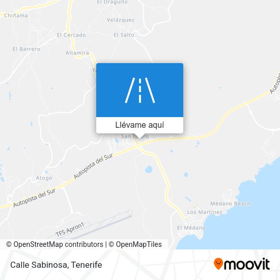 Mapa Calle Sabinosa