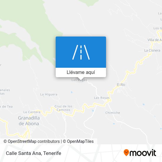Mapa Calle Santa Ana