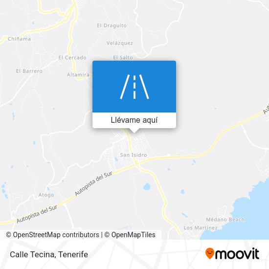 Mapa Calle Tecina