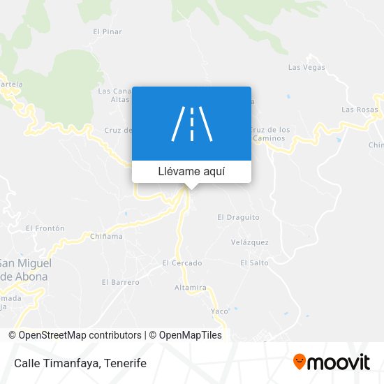 Mapa Calle Timanfaya