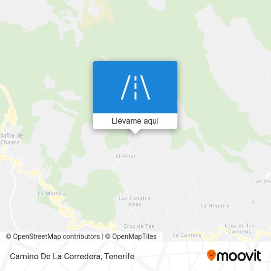Mapa Camino De La Corredera