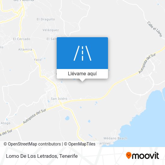 Mapa Lomo De Los Letrados