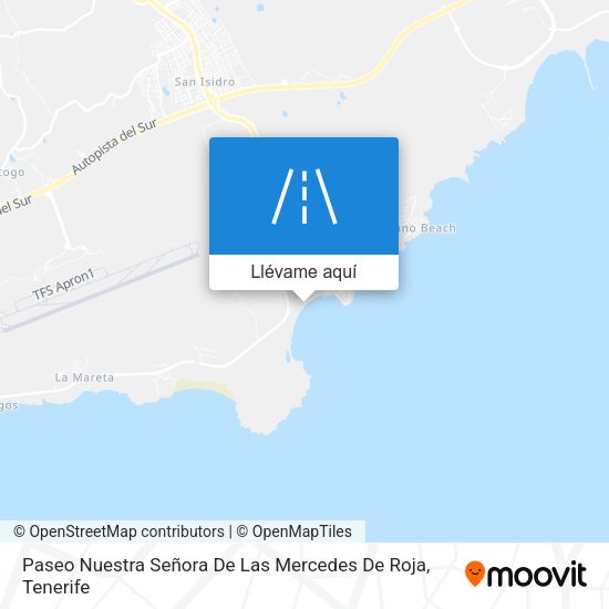 Mapa Paseo Nuestra Señora De Las Mercedes De Roja