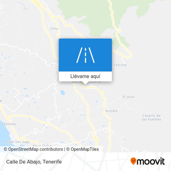 Mapa Calle De Abajo