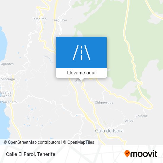 Mapa Calle El Farol