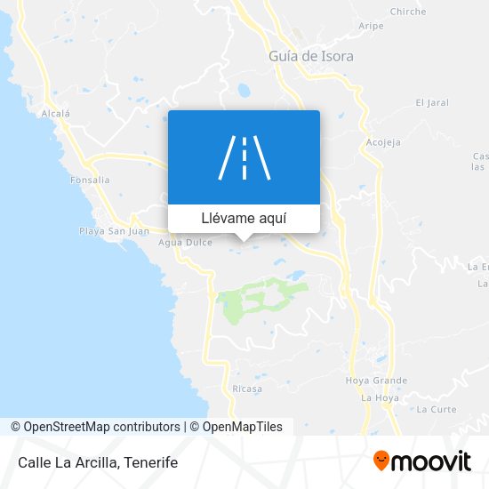 Mapa Calle La Arcilla