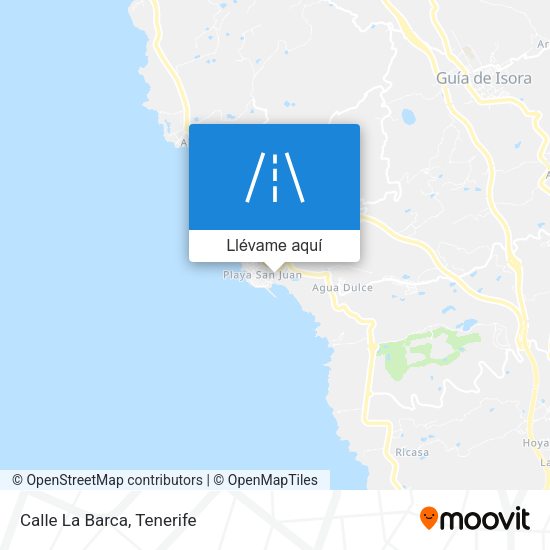 Mapa Calle La Barca