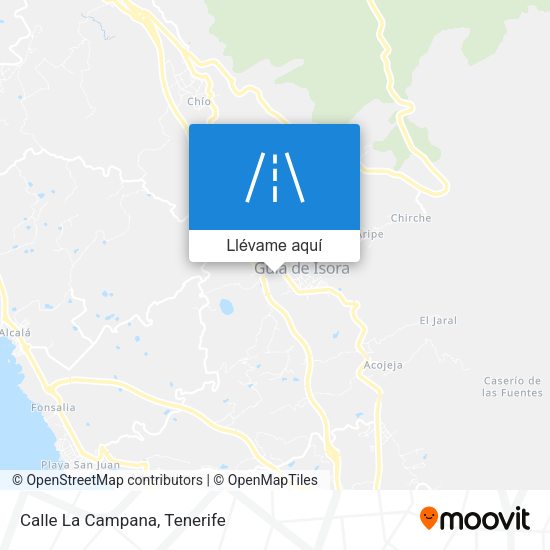 Mapa Calle La Campana
