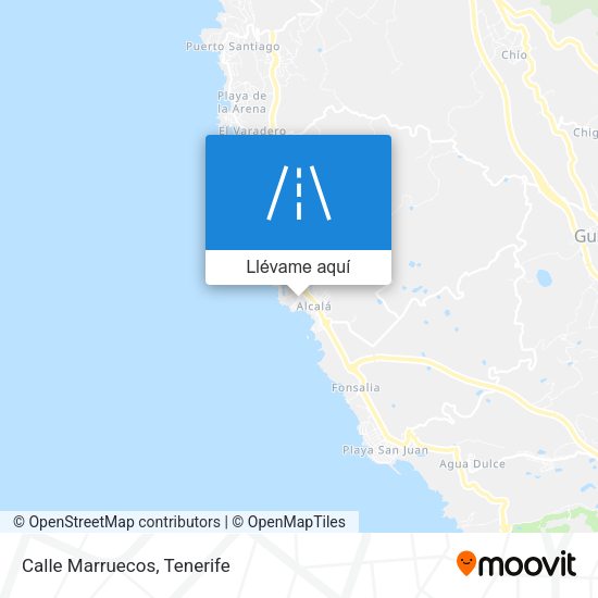 Mapa Calle Marruecos