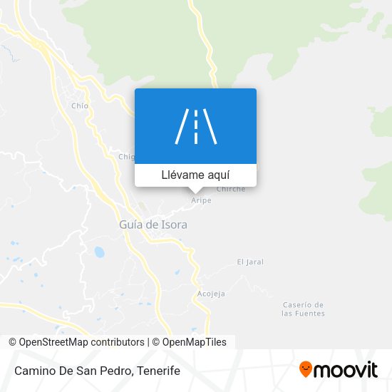 Mapa Camino De San Pedro