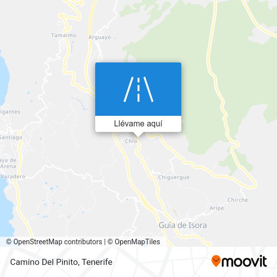 Mapa Camino Del Pinito