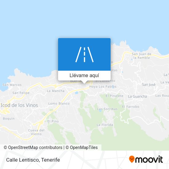 Mapa Calle Lentisco