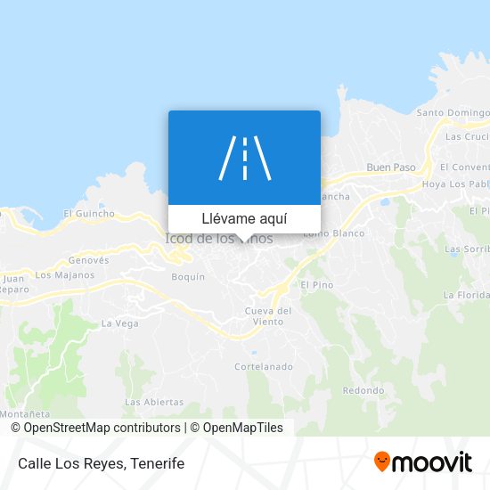 Mapa Calle Los Reyes
