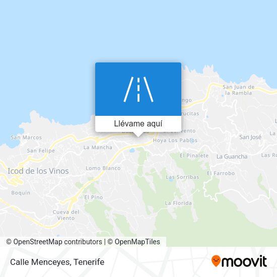 Mapa Calle Menceyes