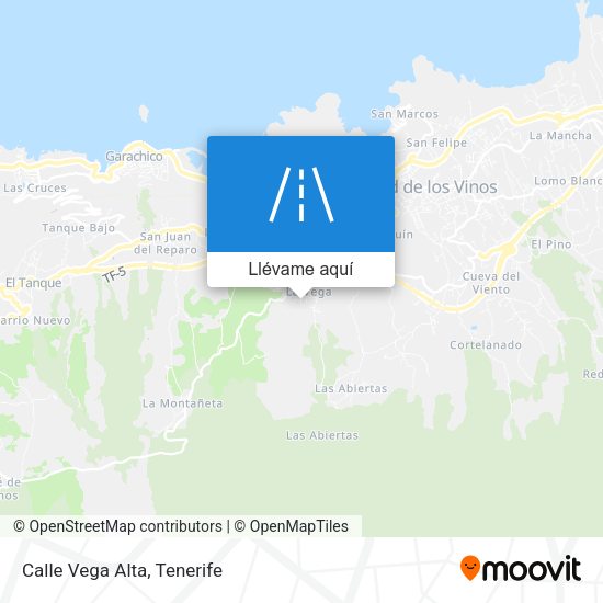 Mapa Calle Vega Alta