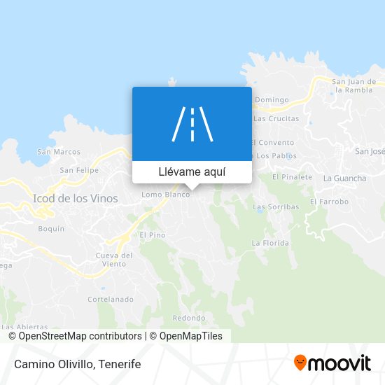 Mapa Camino Olivillo