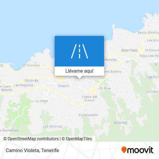 Mapa Camino Violeta