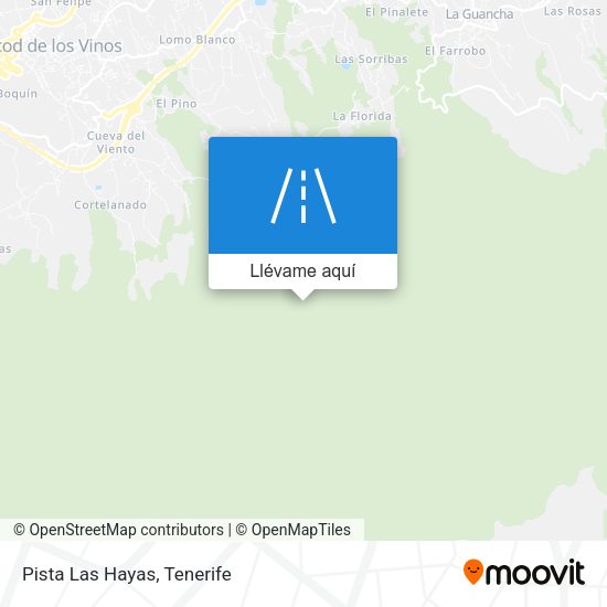 Mapa Pista Las Hayas