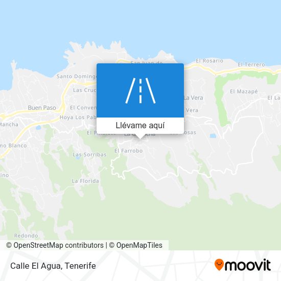 Mapa Calle El Agua