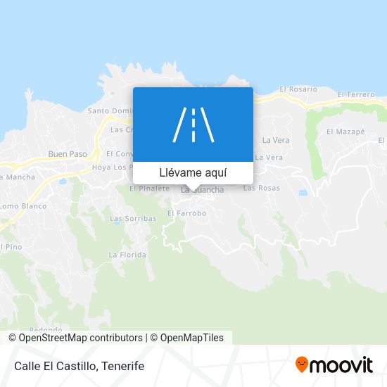 Mapa Calle El Castillo