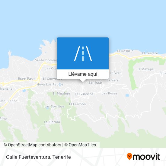 Mapa Calle Fuerteventura
