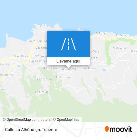 Mapa Calle La Alhóndiga