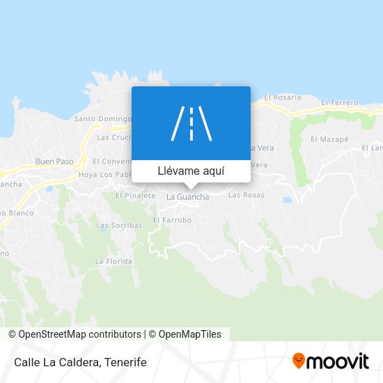 Mapa Calle La Caldera