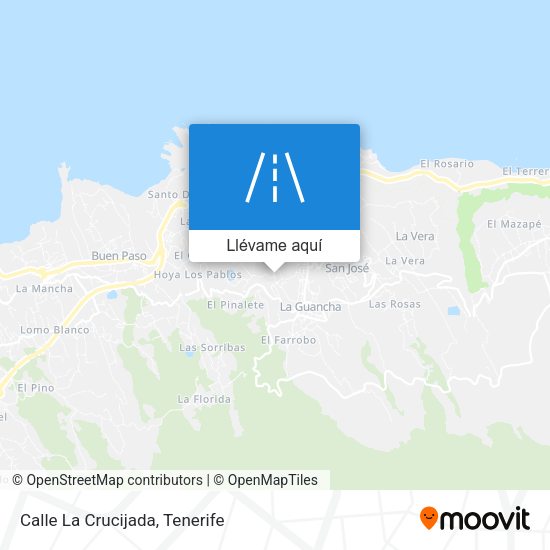 Mapa Calle La Crucijada
