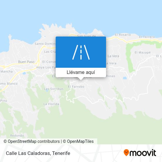 Mapa Calle Las Caladoras