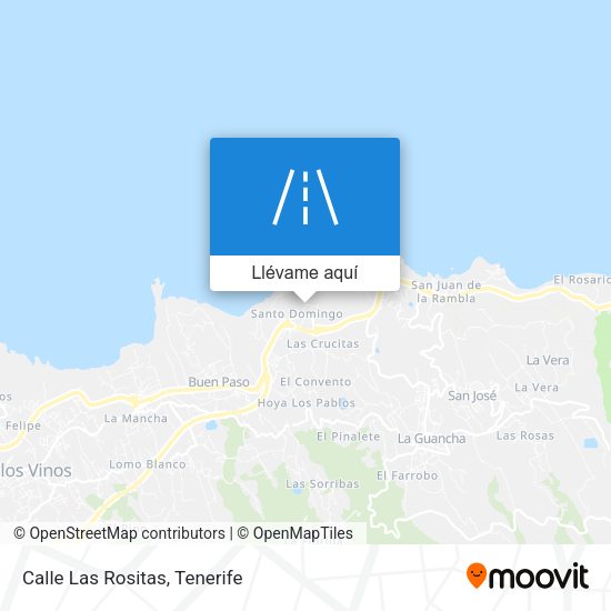 Mapa Calle Las Rositas