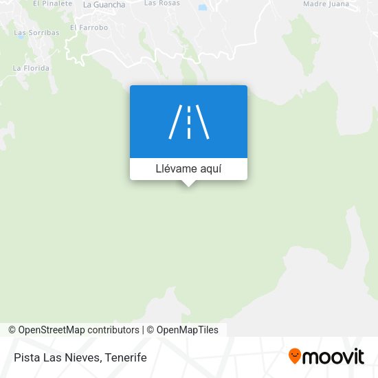 Mapa Pista Las Nieves