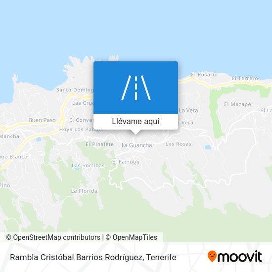 Mapa Rambla Cristóbal Barrios Rodríguez
