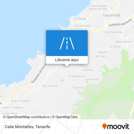 Mapa Calle Montañés