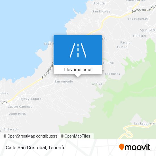 Mapa Calle San Cristobal