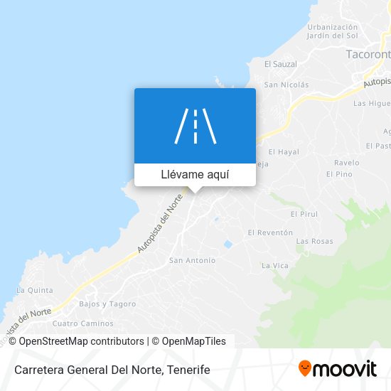 Mapa Carretera General Del Norte