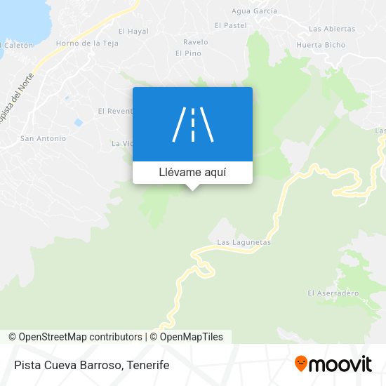 Mapa Pista Cueva Barroso
