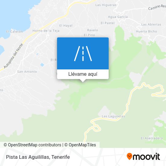 Mapa Pista Las Aguilillas