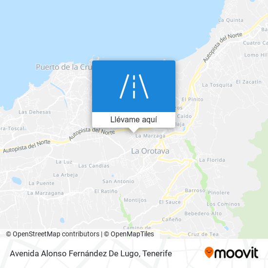 Mapa Avenida Alonso Fernández De Lugo