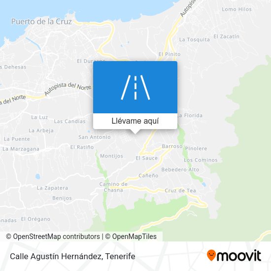 Mapa Calle Agustín Hernández