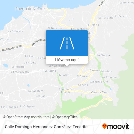 Mapa Calle Domingo Hernández González