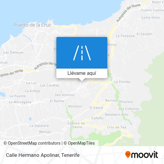 Mapa Calle Hermano Apolinar