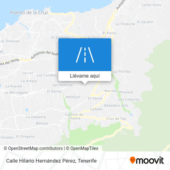 Mapa Calle Hilario Hernández Pérez