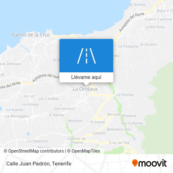 Mapa Calle Juan Padrón