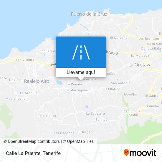 Mapa Calle La Puente