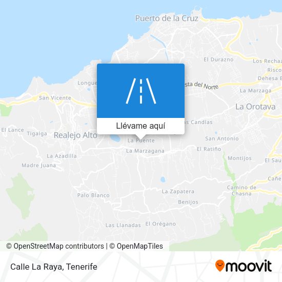 Mapa Calle La Raya